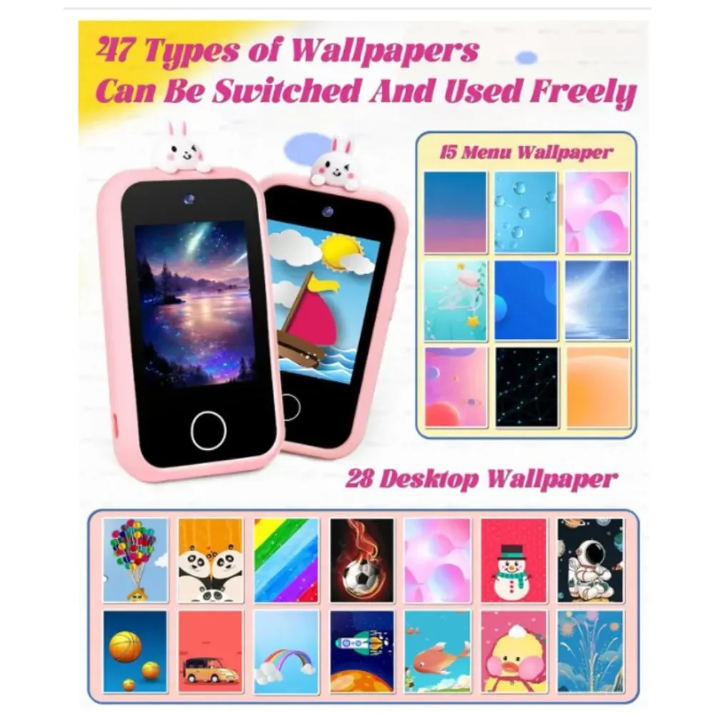Kids Smartphone -Silicone Cover 32GB SD Card 2.8